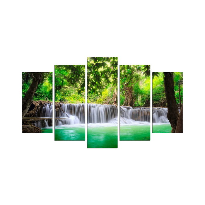 Wallity Set de 5 Piezas de Pintura Decorativa Multicolor 5MX-89 Wallity Set de 5 Piezas de Pintura Decorativa Multicolor 5MX-89